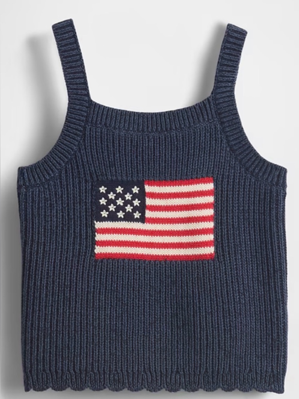 ISO GAP Americans crochet Tank with American Flag